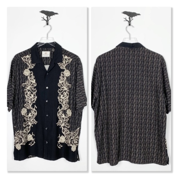 Paradise by Axis Short Sleeve Hawaiian Shirt - Picture 1 of 8